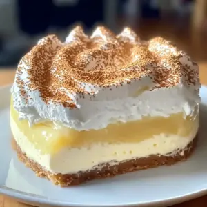 Quark-Schneekuchen mit Pudding