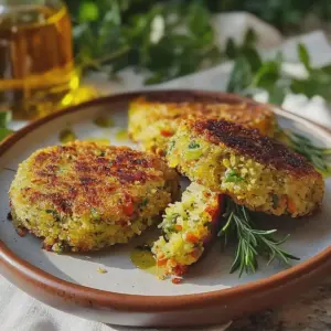Knusprige Quinoa Bratlinge