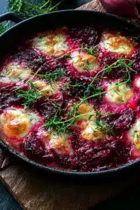Aromatisches Rote Bete Gratin mit Ziegenkäse