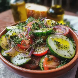 Salat zum Abnehmen mit frischem Gemüse und Avocado