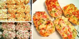 Herzhafte Schmandbrötchen in zwei Variationen