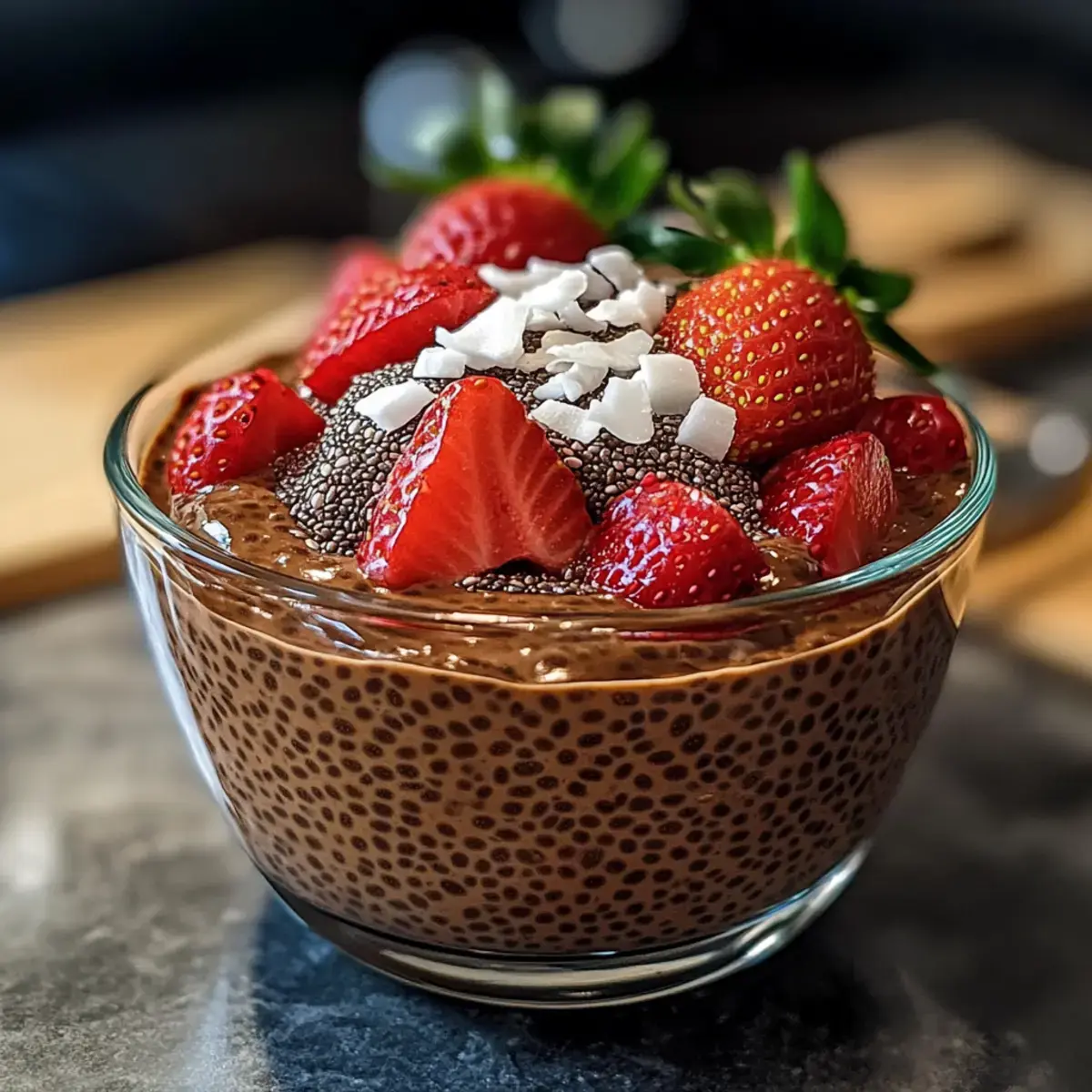 Schokoladen Chia Pudding: Gesund und Irresistible 2 Schokoladen Chia Pudding