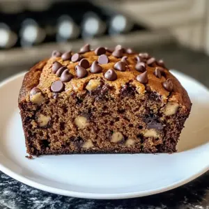 Schokoladenstückchen-Bananenbrot aus der Pfanne