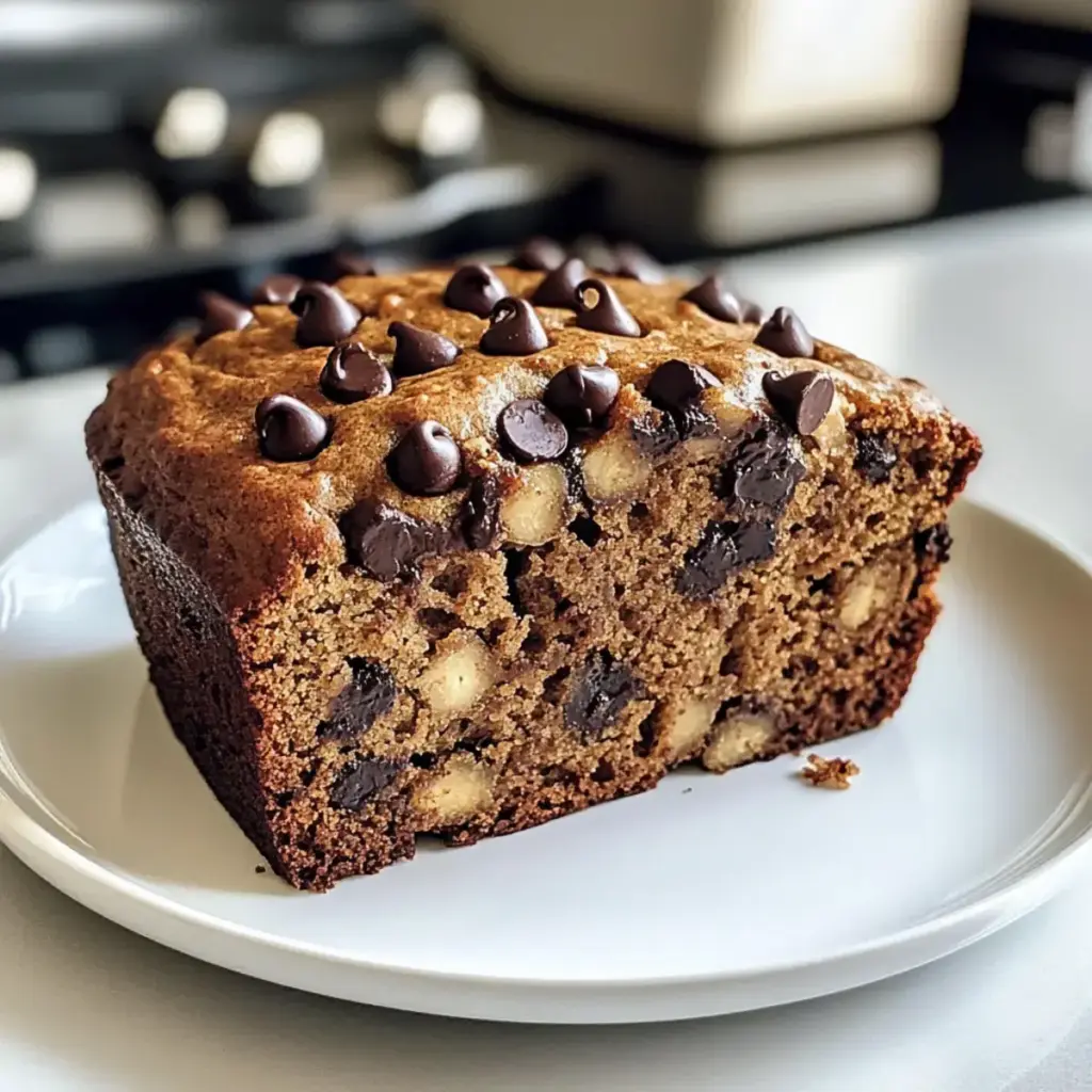 Schokoladenstückchen Bananenbrot