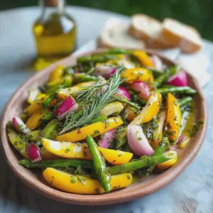 Spargelsalat mit Mango