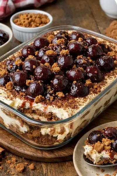 Spekulatius Tiramisu mit Gewürzkirschen – festliches Dessert im Glas 2 Spekulatius Tiramisu mit Gewürzkirschen