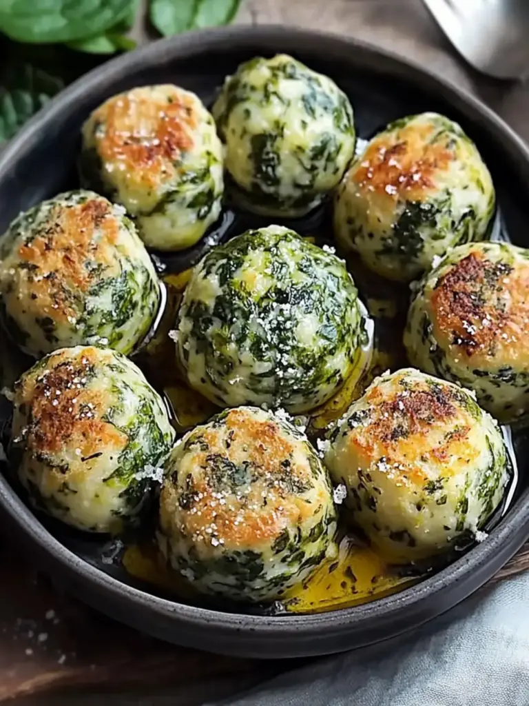 Spinat-Feta-Knödel