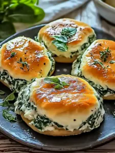 Spinat Hüttenkäse Flagels