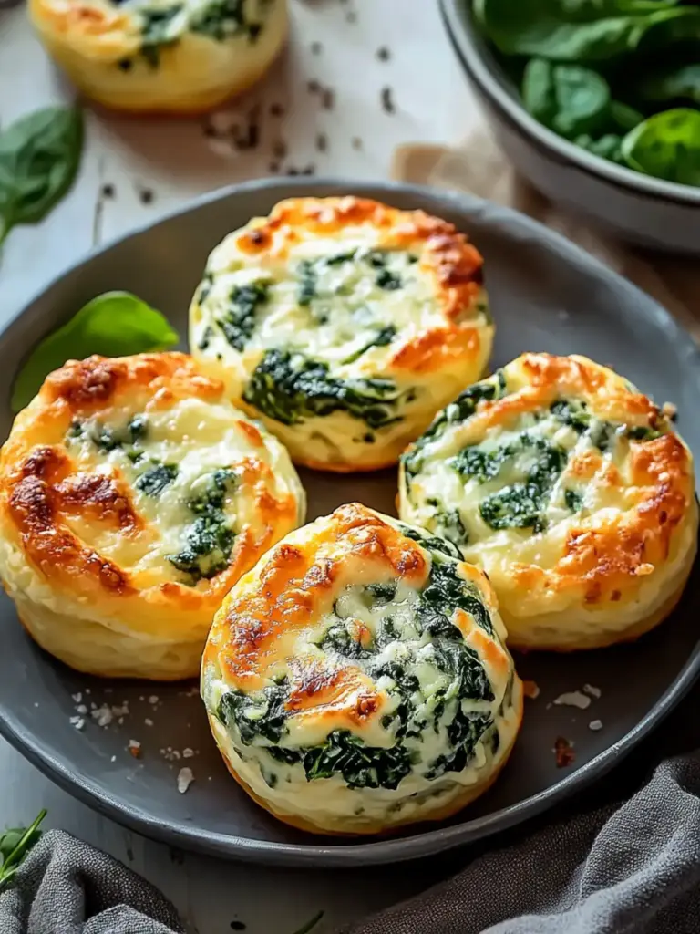 Spinat Hüttenkäse Flagels