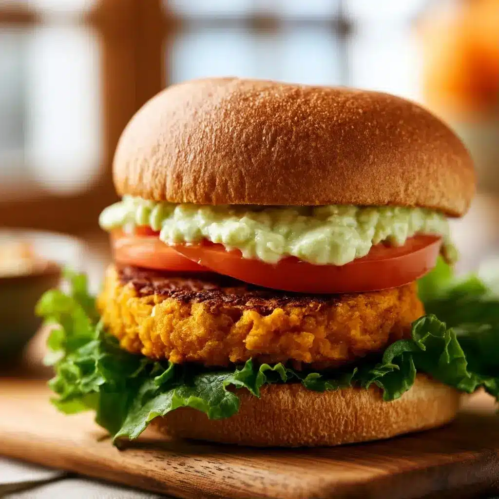 Süßkartoffel Kichererbsen Burger