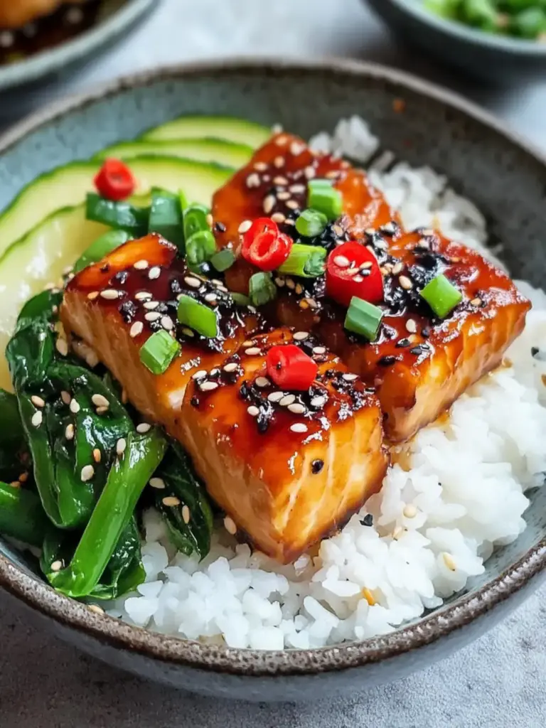 Teriyaki Lachs Schale