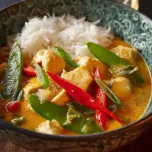 Cremiges Thai-Curry mit Hähnchen