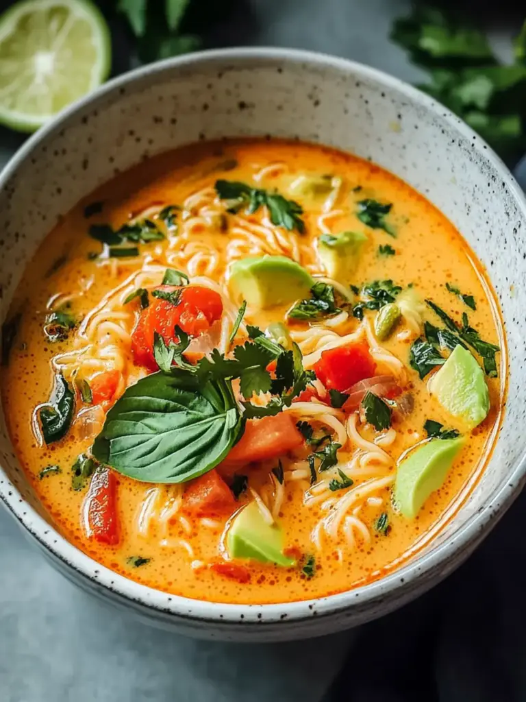 Thailändische Currysuppe