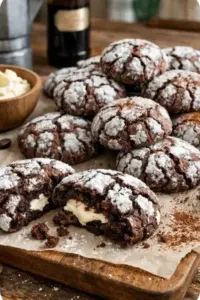 Einfache Tiramisu-Crinkle-Kekse