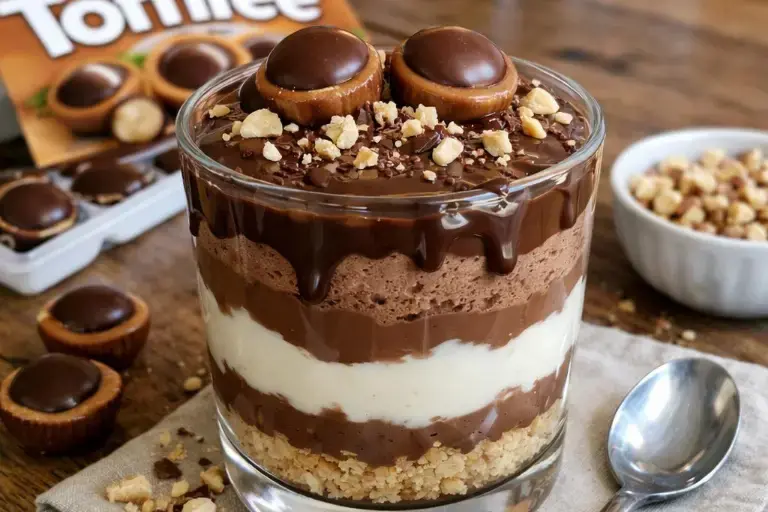 Toffifee Dessert im Glas