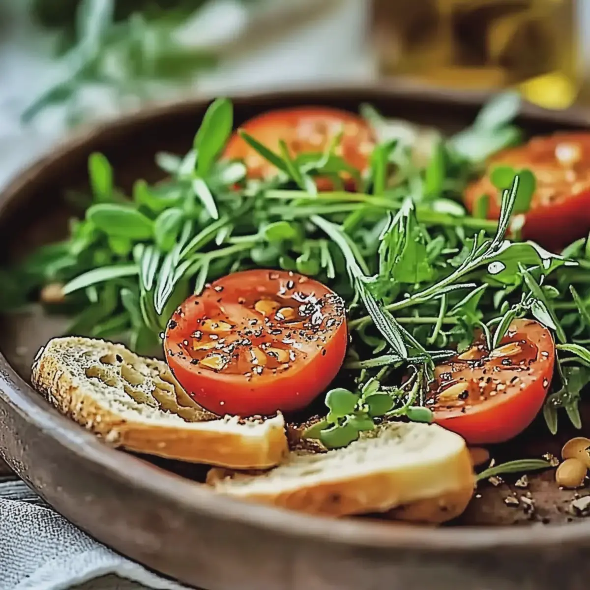 Tomaten Rucola Salat