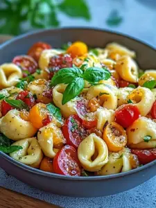 Würziger Süß-Honig Tortellini-Nudelsalat