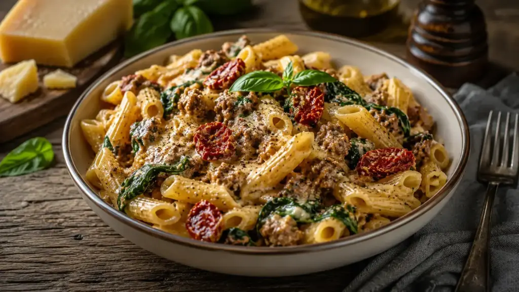 Toskanische Hackfleisch Pasta