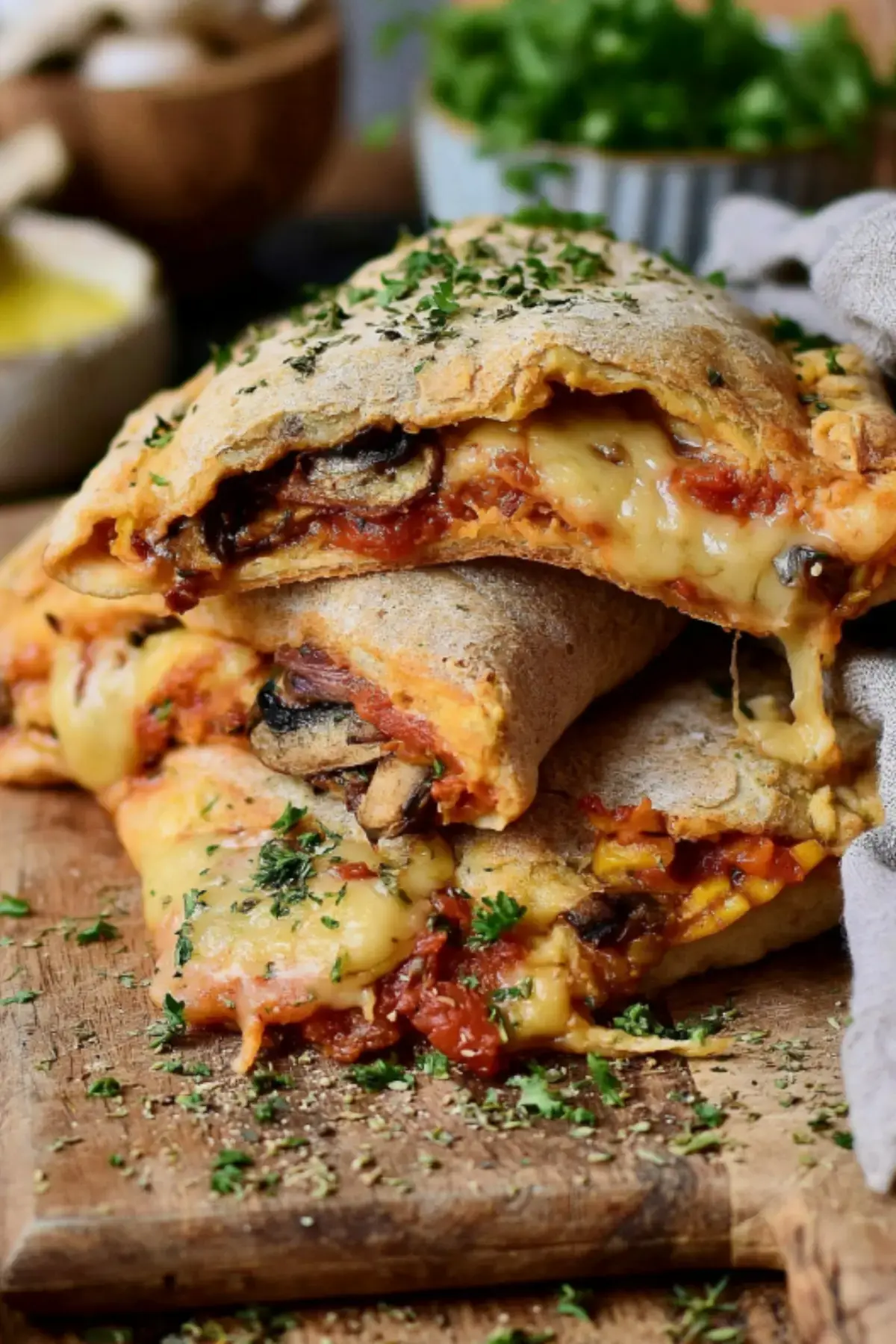 Vegane Pizza Calzone Power Guide 1 - Muma’s Kitchen 2 Vegane Pizza Calzone