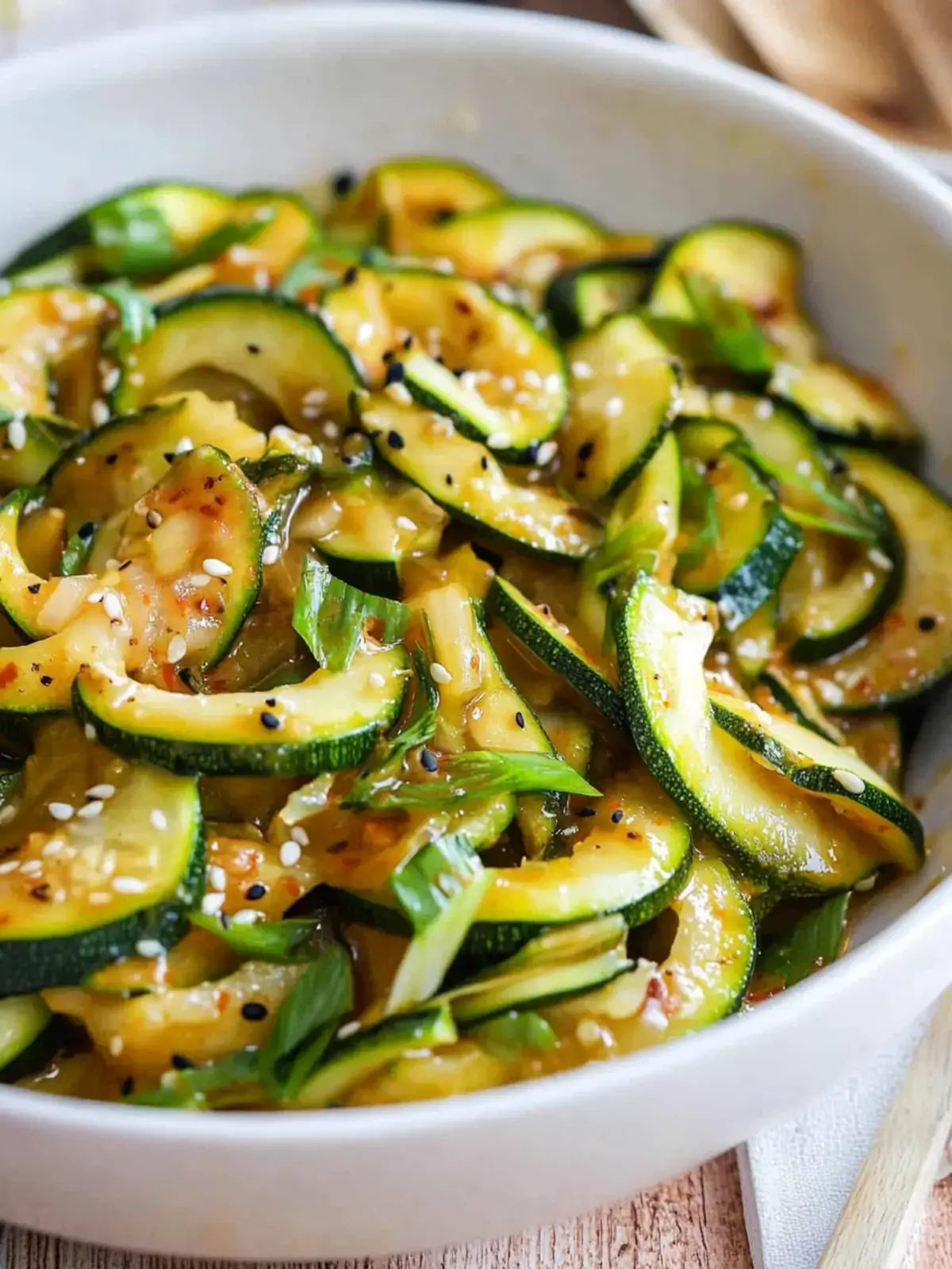 Würzige Knoblauch-Chinesische Zucchini Rezept