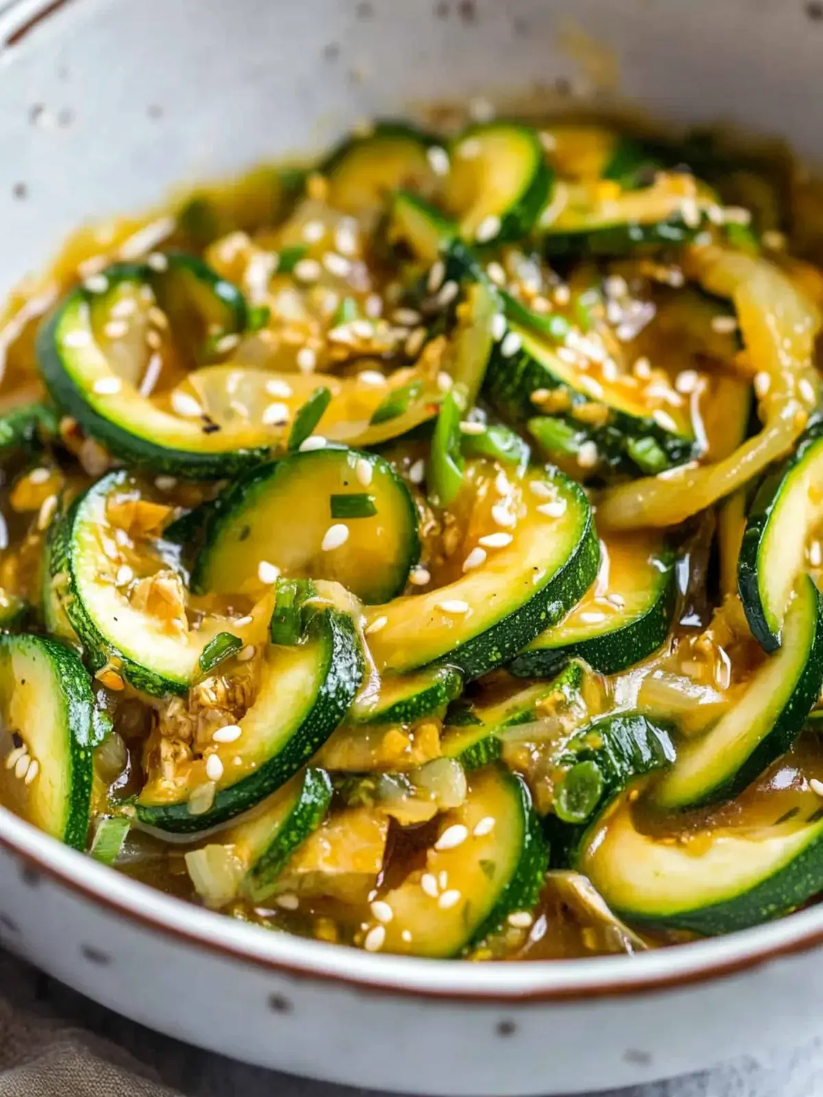Würzige Knoblauch-Chinesische Zucchini Rezept