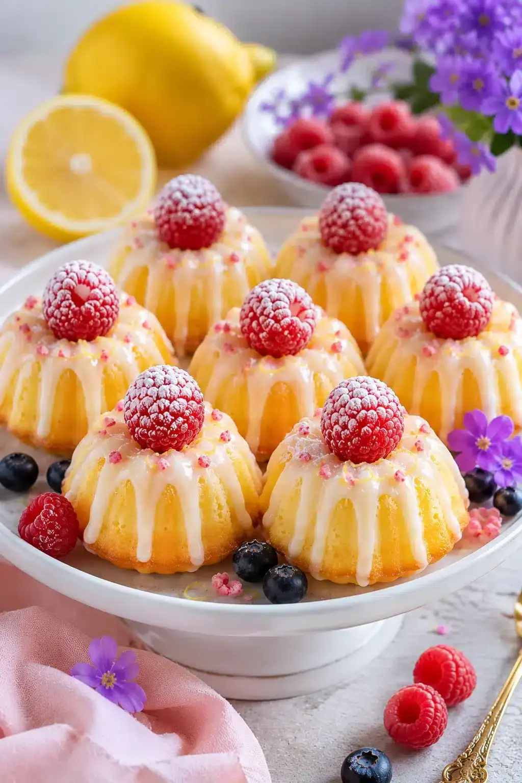 Zitronen-Joghurt-Mini-Gugel für den perfekten Mini Geburtstagsgenuss 2 Zitronen-Joghurt-Mini-Gugel