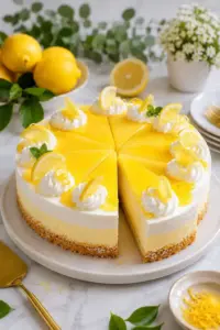 Blitzschnelle Zitronen-Joghurt-Torte