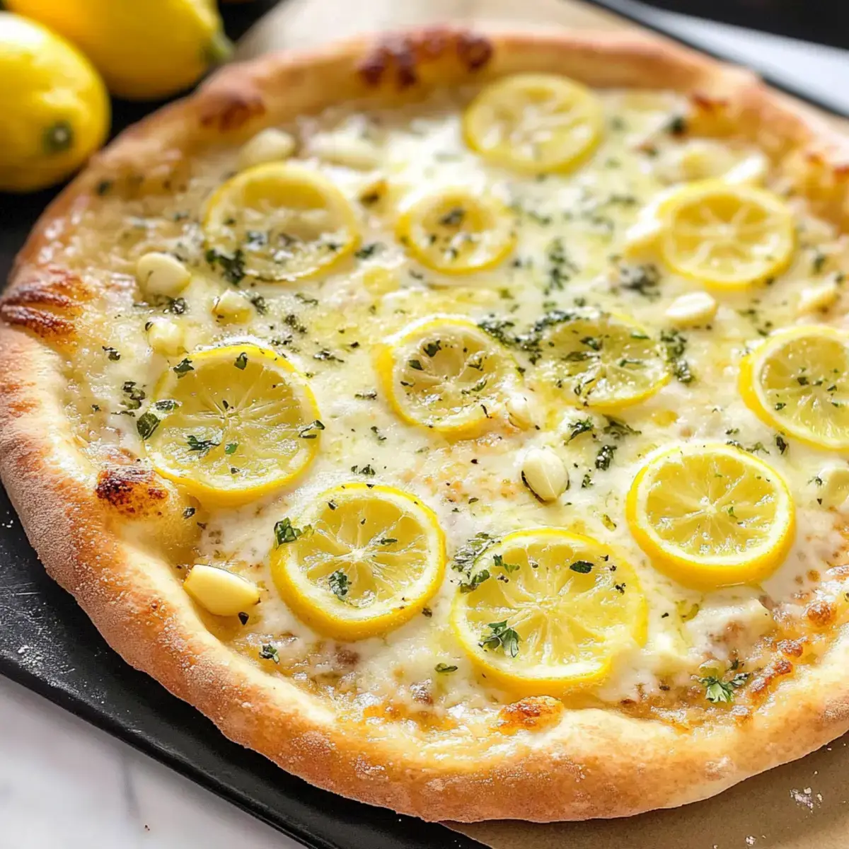 Zitronenpizza