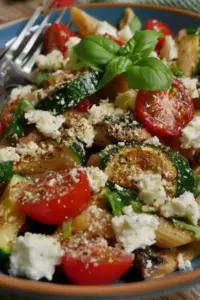 Zucchini Salat mit Feta