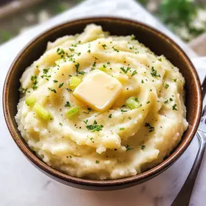 Cremige pürierte Selleriekartoffeln