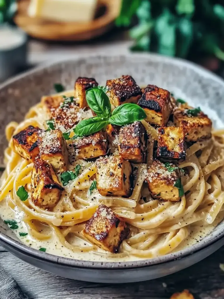 cremige vegane Carbonara
