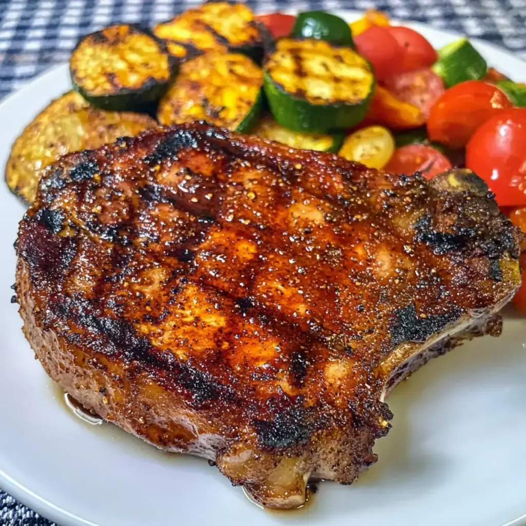 gegrillte Schweinekoteletts