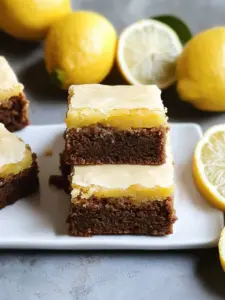 Glutenfreie Zitronenbrownies