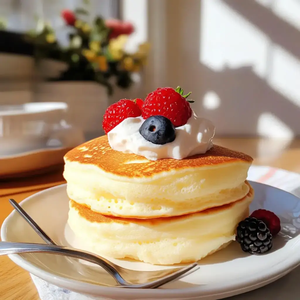 japanische Soufflé-Pfannkuchen