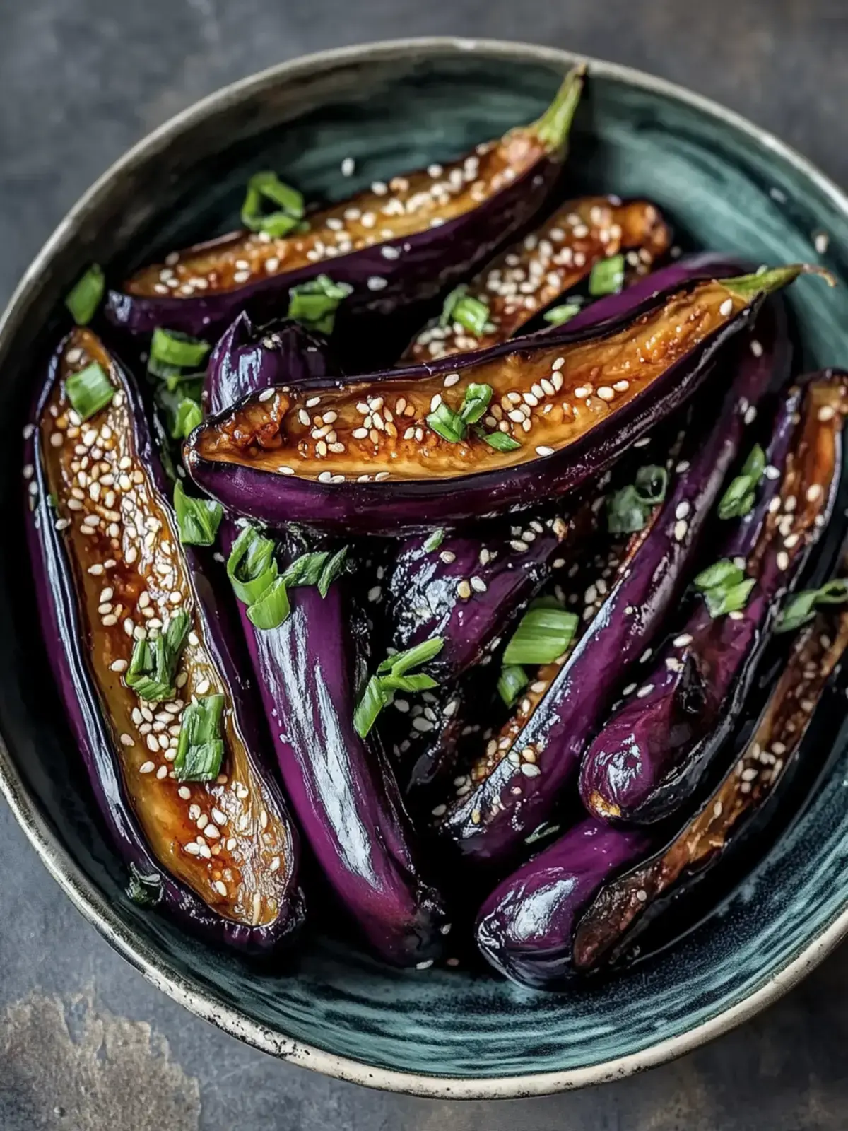 knusprige chinesische Aubergine