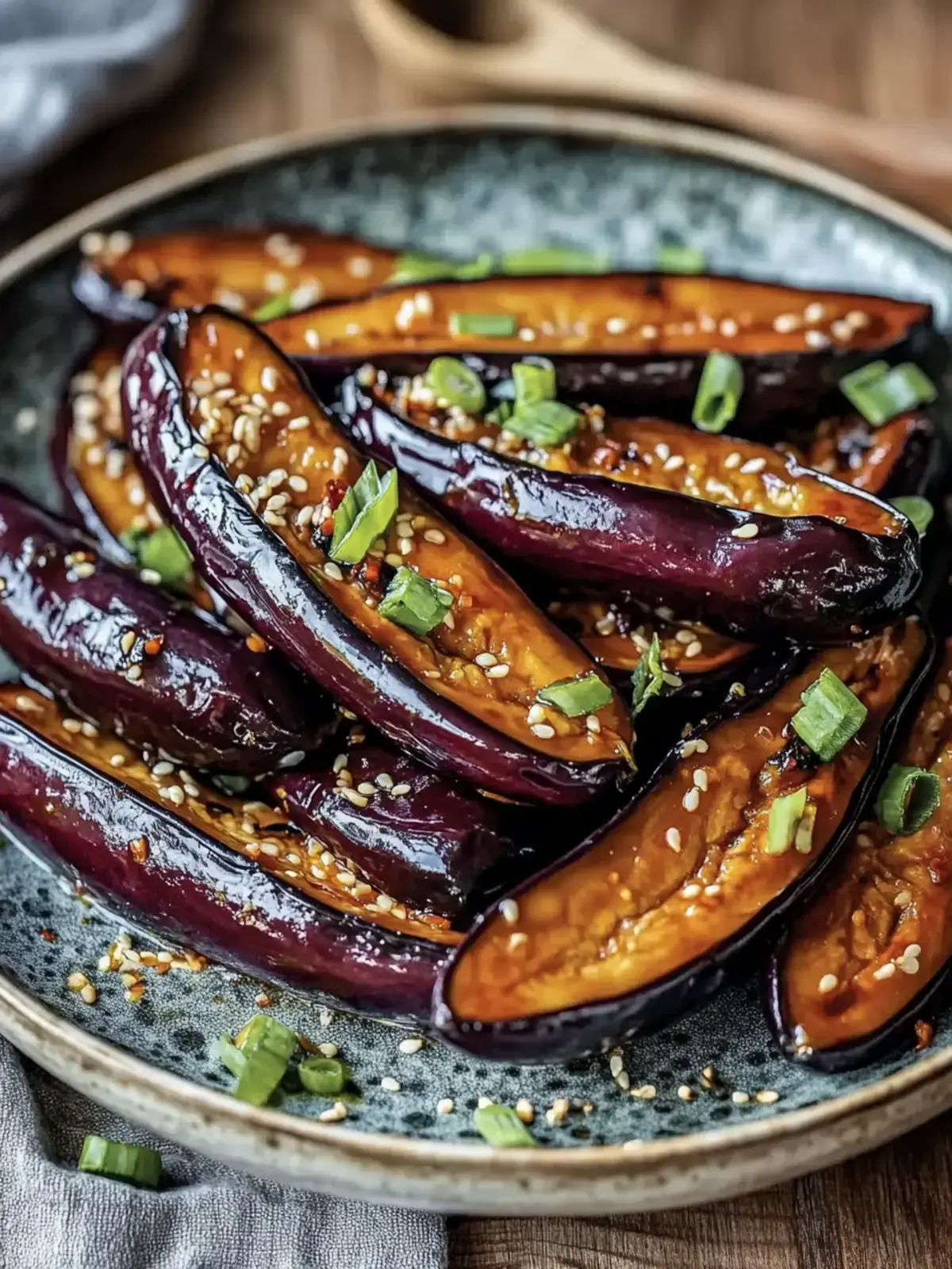 knusprige chinesische Aubergine