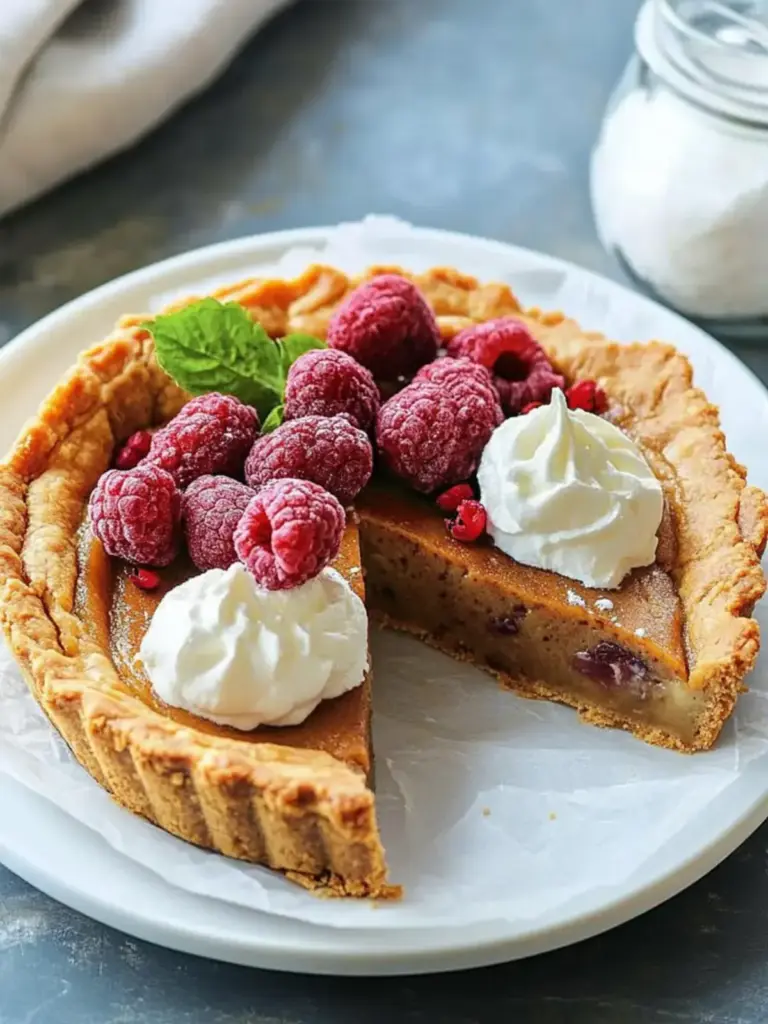 krustenloser Kürbiskuchen