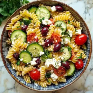 Unwiderstehlicher mediterraner Pasta-Salat