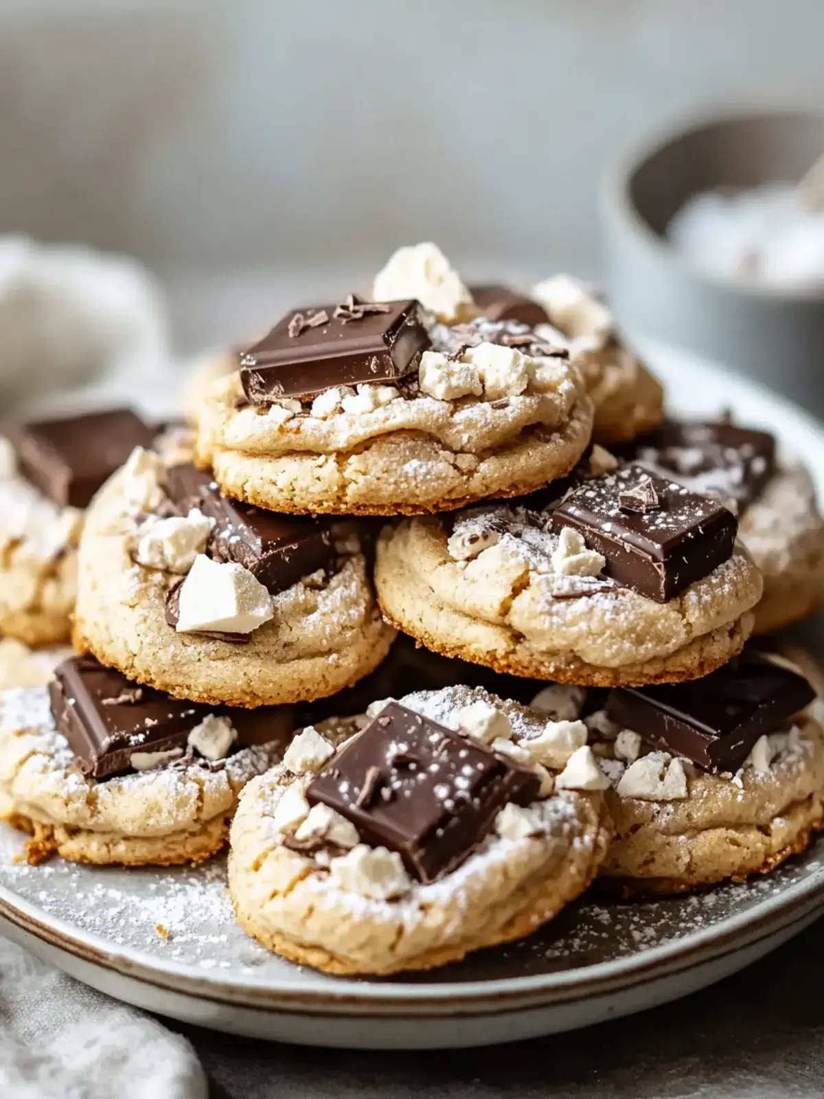 Beste ultra dicke Bäckerei-Style Schokoladenkekse – unwiderstehlich! 2 ultra dicke Schokoladenkekse