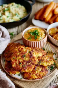 Knusprige vegane Kartoffelpuffer